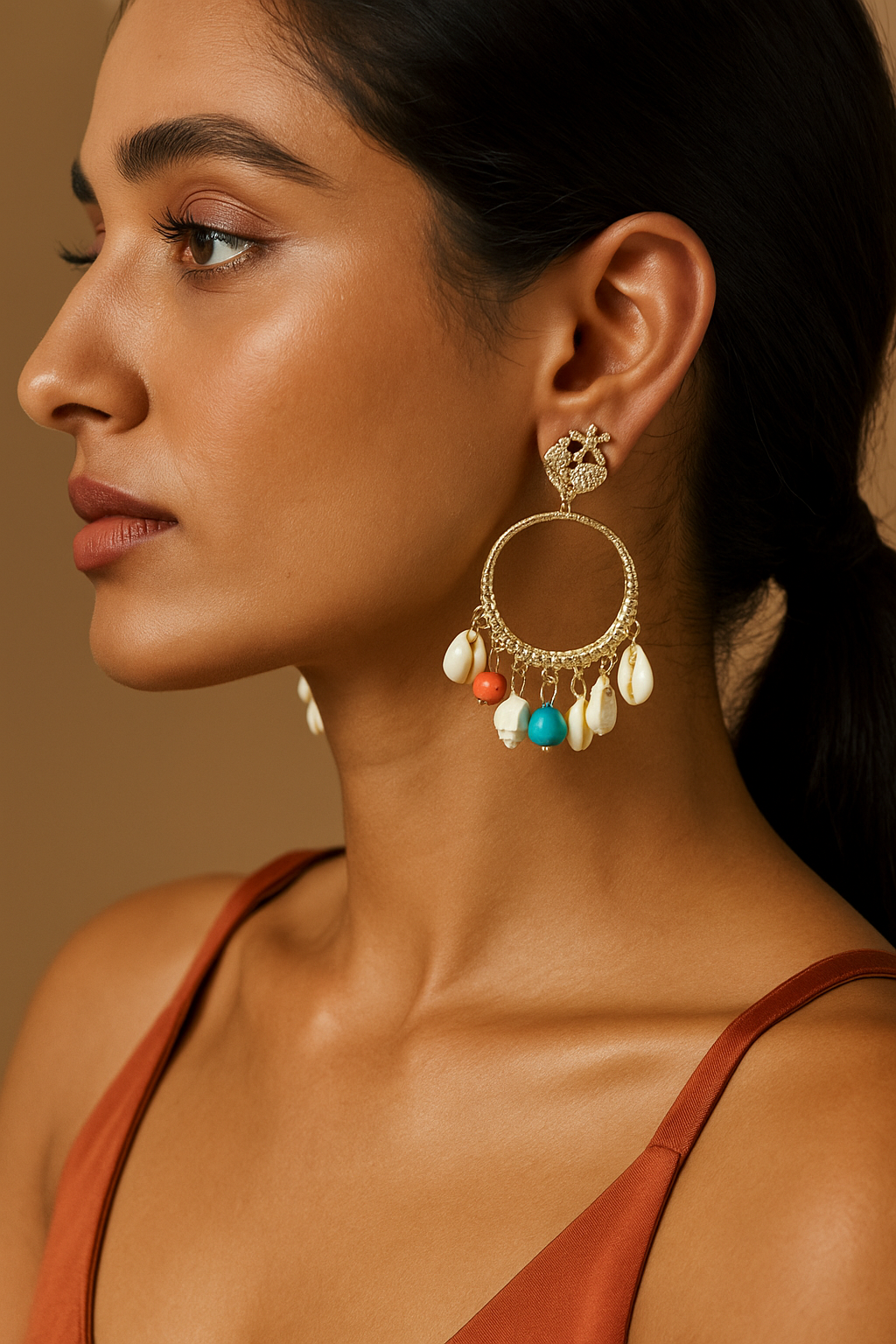 Shell Tassel Earrings – Elegant Statement